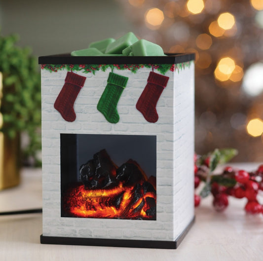 Holiday Fireplace Wax Warmer