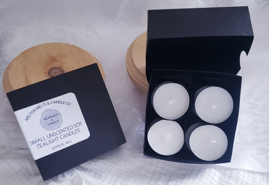 Unscented Soy Tealight Wax Melter Candles