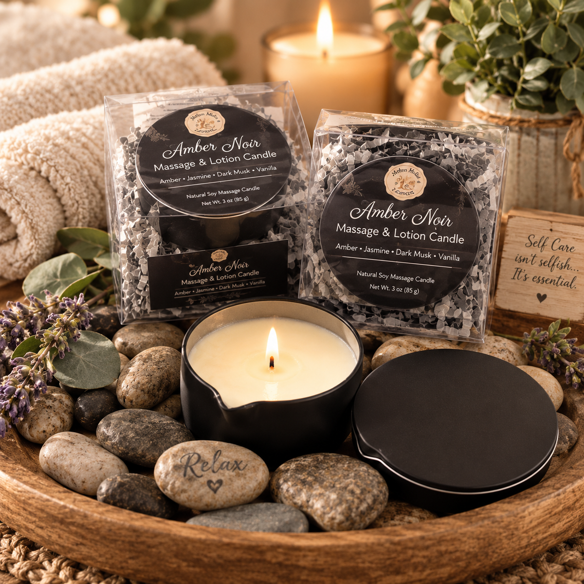 Massage & Lotion Candle