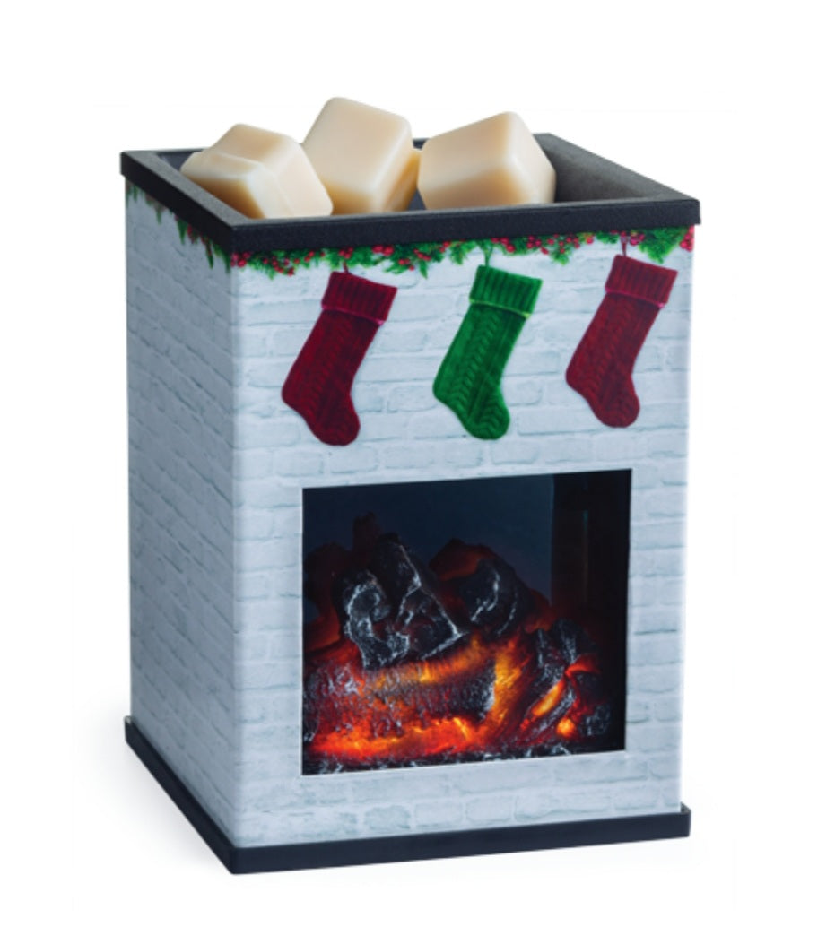 Holiday Fireplace Wax Warmer